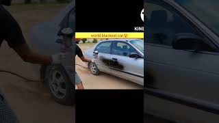 world की blackest car 😱MRINDIANHACKER CrazyXYZ shorts viral youtubeshorts [upl. by Prochora]