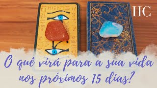 O QUÊ VIRÁ PARA A SUA VIDA NOS PRÓXIMOS 15 DIAS  HC Tarot [upl. by Tremann]