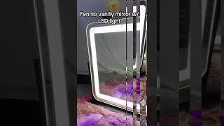 Fennio vanity mirror wLED light MUST HAVE  🗣️ I’m my Amazon storefront in bio ❤️🥰 [upl. by Artened]