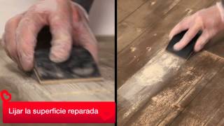 Reparar fisura parquet [upl. by Deirdra]