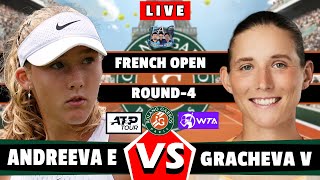 🔴LIVE Gracheva V vs Andreeva M • French Open 2024 round4 rolandgarros wta atp aotennis2 [upl. by Rocker47]