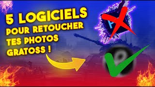 Top 5 MEILLEUR LOGICIEL RETOUCHE PHOTOS GRATUIT [upl. by Leuneb]