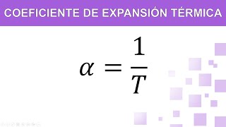 Demostración de que el coeficiente de expansión térmica α es igual a 1T para un gas ideal [upl. by Lissak115]