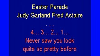 Easter Parade Judy Garland Fred Astaire lyrics [upl. by Nythsa]