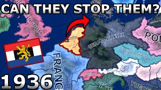 What if the Benelux was a Major Power in WW2  HOI4 Timelapse [upl. by Natanhoj]