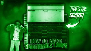 How To Make EMOTIONAL Lil Tjay amp Stunna Gambino LOOPS From Scratch  Fl Studio Tutorial [upl. by Corotto785]