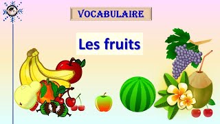 Lexique 1 LES FRUITS  Cours de français  Niveau A0 ★ Academie Cô Ba [upl. by Ayamahs]