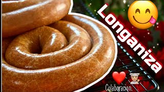 LONGANIZA COMO HACER LONGANIZA CHORIZO  Con Mucho Sabor [upl. by Anirok]