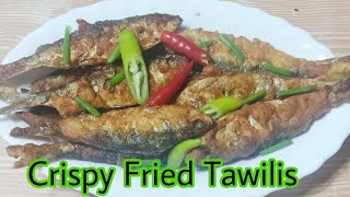 My own version homemade crispy fried tawilis RecipeLutong Bahay Recipe [upl. by Epoillac409]