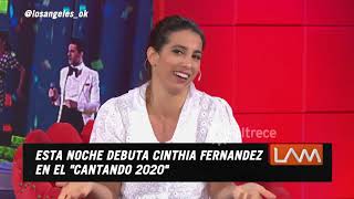 Cinthia Fernández furiosa con Martín Baclini al escuchar que no quiere cruzarla en Cantando 2020 [upl. by Klusek775]