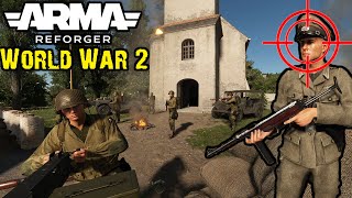 ARMA REFORGER WORLD WAR 2  NAZI OFFICER ASSASSINATION V1 Rockets Are Insane [upl. by Sanalda]