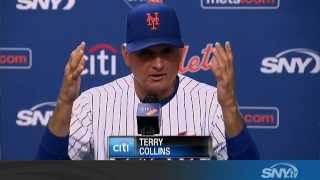 Terry Collins talks about crazy night at Citi Field [upl. by Ymerej991]