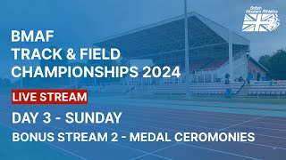 British Masters Athletics Track amp Field Championships 2024  Sunday  Bonus Stream 2  Medal [upl. by Oicirtap]