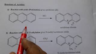 ACRIDINE  Synthesis Reactions and Medicinal uses [upl. by Lemuelah]