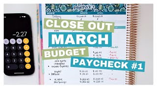 PAYCHECK 1 CLOSE OUT  MARCH 2024  NATS LIFE PLAN [upl. by Wanids634]