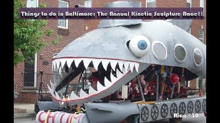 Things to do in Baltimore  Episode 3 The Annual Kinetic Sculpture Race 2019 [upl. by Amilas848]