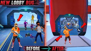 Free Fire New Lobby Bug After Ob40 update 😲  New Bug in Free Fire 2023 [upl. by Surdna481]