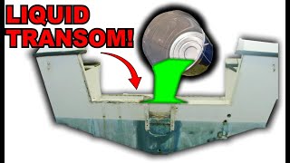 Replacing A Boat Transom  Grady White Restoration Project [upl. by Akinoj]