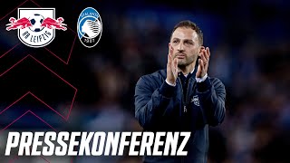 🎙️ EUROPA LEAGUE  Pressekonferenz vor RB Leipzig vs Atalanta Bergamo  RBLATA [upl. by Arabeila674]