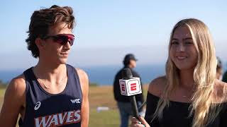 Cross Country  Gordy Nilsen PostRace Interview at Waves Invitational [upl. by Renat]