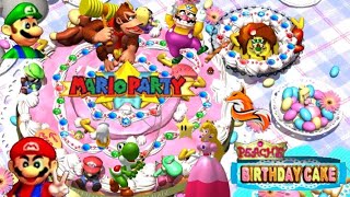 Birthday Cake Baked By Peach Mario Party Peachs Birthday Cake [upl. by Lalo]