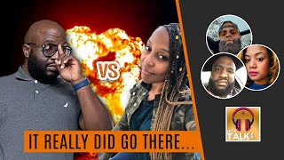 THE BLOW UP Anton Tawana and Tawanas fiancé GET ANGRY AND PERSONAL  Lapeef quotLets Talkquot [upl. by Rainwater]