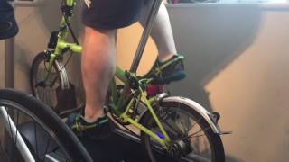 Brompton folding bike suspension swap [upl. by Assiar42]