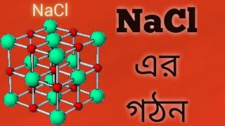 Structure of NaCl Bengali  NaCl এর গঠন Class X [upl. by Adnwahsal]