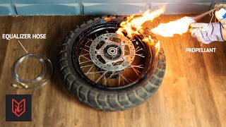 4 Ways to Inflate Your Tire Without a Pump [upl. by Leahpar924]