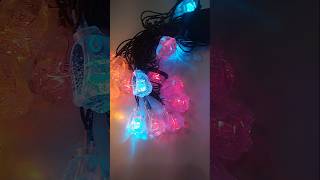 Crystal LED lights Crystal lari Diwali light diwalidecoration diwalidecorationlights ledlight [upl. by Armyn]