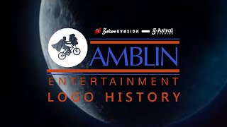 Amblin Entertainment Logo History [upl. by Lisabeth587]