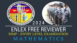 ENLEX  ENTRY LEVEL EXAMINATION REVIEWER  BJMP Mathematics [upl. by Draillih]