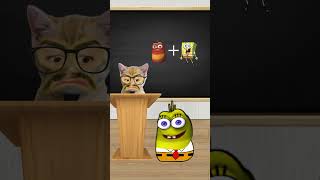 Banana Cat Class Oi Oi Oi Vs Handsome Squidward Meme School Mr Candle funny animation memes [upl. by Mcmahon]