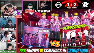 Valorant Streamers Reacts to PRX W Gaming Shows INSANE COMEBACK Against DFM in Asia Grand Final [upl. by Abel]