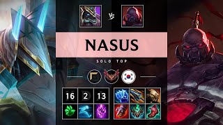 Nasus Top vs Sion Legendary  KR Grandmaster Patch 1418 [upl. by Forland]