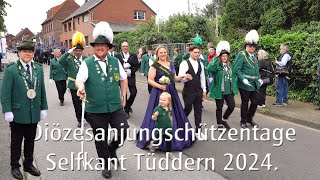 Festzug und Parade beim Diözesanschülerprinzenfest Selfkant Tüddern 1662024 Diözese Aachen 🥁🎺👍 [upl. by Brady246]