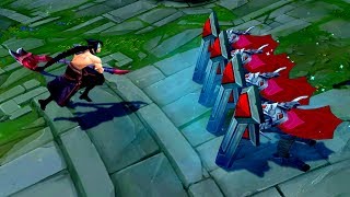 Can Kayn pass Terrain made by Champions Azir R Trundle E and more [upl. by Eustace951]