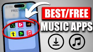 Top 3 Best FREE Music Apps For iPhoneAndroid 2024  Offline Music [upl. by Ed]