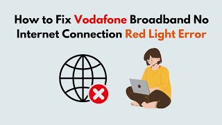 How to Fix Vodafone Broadband No Internet Connection Red Light Error [upl. by Magnus]