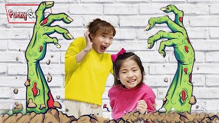 서은이의 조조좀비 보물찾기 놀이 Seoeun play with ZoZo Zombie [upl. by Herv]