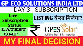 Gp Eco Solutions Ipo🔴Gp Eco Solutions Ipo Review🔴Gp Eco Solutions Ipo Gmp🔴Gp Eco Solutions🔴Gpeco Ipo [upl. by Ariat]