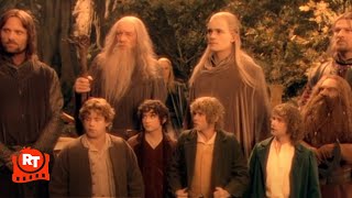 Lord of the Rings The Fellowship of the Ring 2001  The Fellowship Assembles Scene  Movieclips [upl. by Llewkcor]