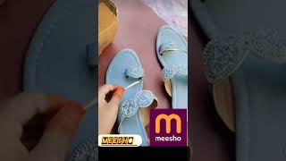 Meesho meesho flat sandals for women 😍Under 200 [upl. by Anitniuq225]