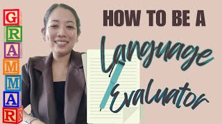 How to Do Your Toastmasters Role as a Language Evaluator or Grammarian [upl. by Oramlub]