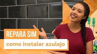 Como instalar azulejo Aprenda com Paloma Cipriano  CASA DE VERDADE [upl. by Ettevol]