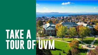 Aerial View of the Campus at the University of Vermont [upl. by Elga691]