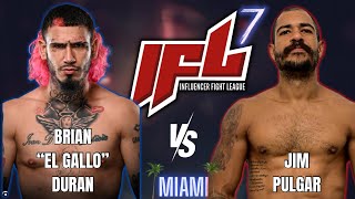 Brian “El Gallo” Duran vs Jim Pulgar IFL 7 [upl. by Ahsiuqet]