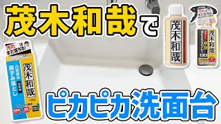 【効果絶大】排水口から洗面ボウルまで洗面台掃除は茂木和哉でピカピカに！ [upl. by Romaine]