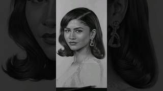 parte 12 Zendaya drawing zendaya wip art artist pencildrawing fanart dibujo [upl. by Yessac]