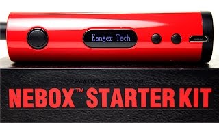 Kangertech NEBOX 60w Mod Starter Kit Review [upl. by Ekal]